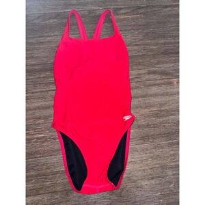 Speedo Red Women's One-Piece Swimsuit